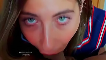 A Stunning Girl With Captivating Eyes Gives Me A Blowjob And I Ejaculate In Her Eyes In This Homemade Video