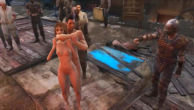 Fallout 4: Um Sexo Em Grupo Público Em Diamond City