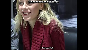 Blonde Bombshell Gets Fucked In Public