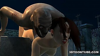 Watch A Big-Breasted 3d Cartoon Babe Get Pounded By A Zombie In This Steamy Video