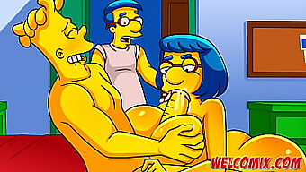 Barty Bermain Kotor Dengan Wanita Matang Dalam Filem Porno The Simptoons Simpsons